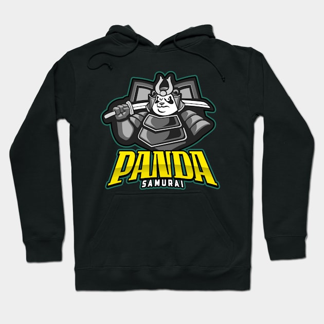 Panda Samurai Hoodie by Dog Lovers Store